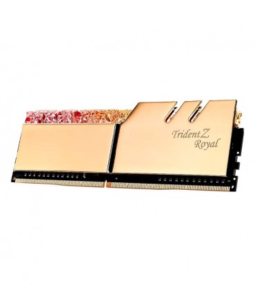 رم جی اسکیل Trident Z Royal RGB Gold 128GB 32GBx4 4000MHz CL18