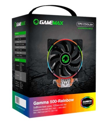 خنک کننده پردازنده گیم مکس مدل Gamemax gamma 500 rainbow