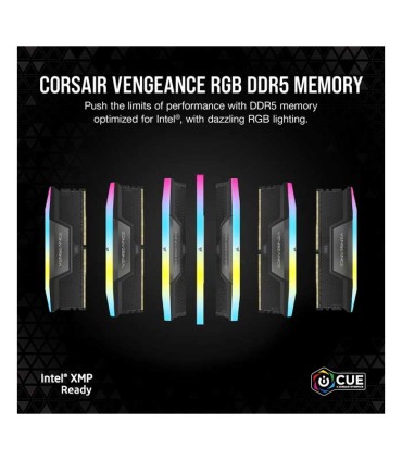 رم کورسیر VENGEANCE RGB DDR5 32GB DUAL 6200MHZ CL36