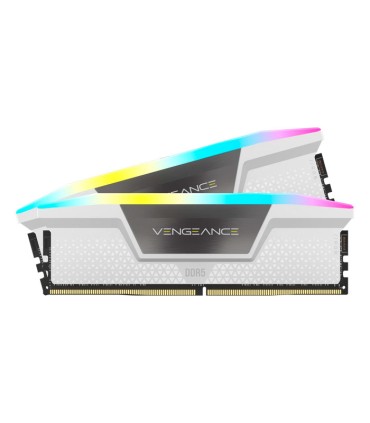 رم کورسیر سفید VENGEANCE RGB WHITE 32GB 16GBx2 5600MHz CL36 DDR5