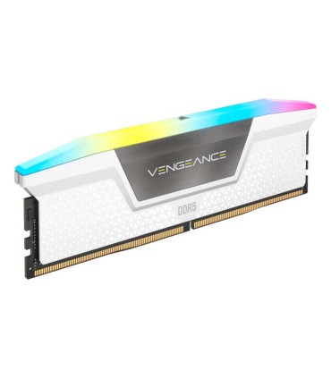 رم کورسیر VENGEANCE RGB White 32GB 16GBx2 5200MHz CL40 DDR5