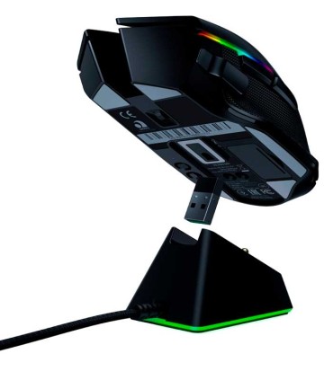 موس گیمینگ ریزر همراه پایه شارژ مدل Razer Mouse Basilisk Ultimate & Dock