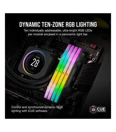 رم کورسیر Vengeance RGB 32GB 16GBx2 5200MHz CL40 DDR5