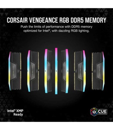 رم کورسیر Vengeance RGB 64GB 32GBx2 5200MHz CL40 DDR5