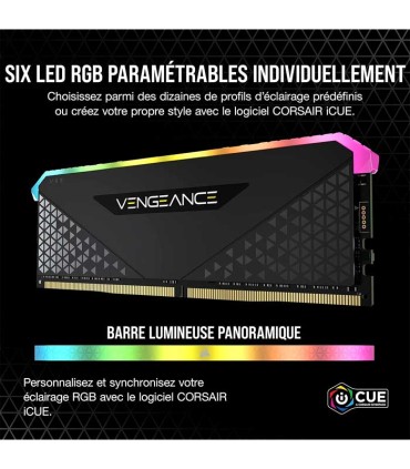 رم کورسیر VENGEANCE RGB RS 32GB DUAL 3600MHZ CL18 DDR4