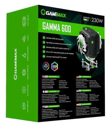 خنک کننده پردازنده گیم مکس Gamma 600