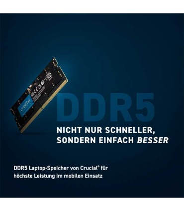 رم لپ تاپ کروشیال SO-DIMM 16GB 4800MHz CL40 DDR5