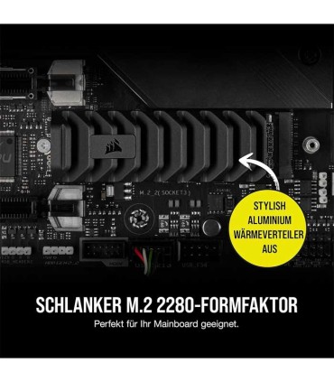 اس اس دی کورسیر MP600 PRO XT NVMe PCIe Gen4 ظرفیت 1 ترابایت