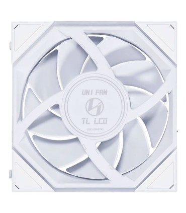 فن کیس لیان لی UNI FAN TL 120 LCD White بسته 3 عددی