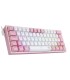 کیبورد مکانیکال گیمینگ ردراگون K617 FIZZ RGB White/Pink