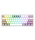 کیبورد مکانیکال گیمینگ ردراگون FIZZ K617 RGB White/Grey