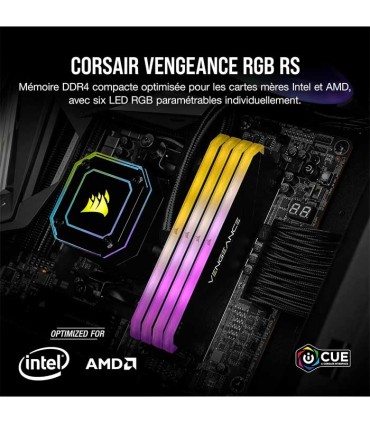 رم کورسیر VENGEANCE RGB RS 32GB DUAL 3200MHZ CL16 DDR4