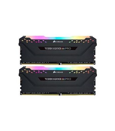 رم دسکتاپ کورسیر مدل VENGEANCE RGB PRO Black دو کاناله DDR4 فرکانس 3000 مگاهرتز حافظه 16 گیگابایت CL 15 