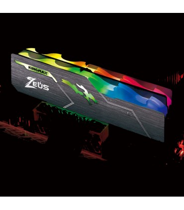 رم دسکتاپ DDR4 تک کاناله 3200 مگاهرتز CL17 کینگ مکس مدل Zeus Dragon RGB ظرفیت 8 گیگابایت