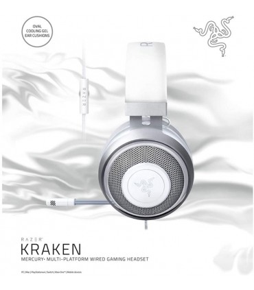 هدست گیمینگ ریزر Kraken X Mercury Edition 7.1