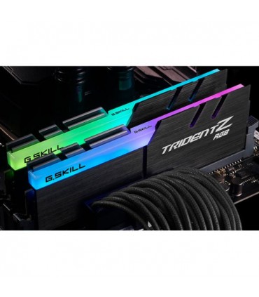 رم دسکتاپ DDR4 دوکاناله 3200 مگاهرتز CL16 جی اسکیل سری TRIDENT Z RGB ظرفیت64 گیگابایت